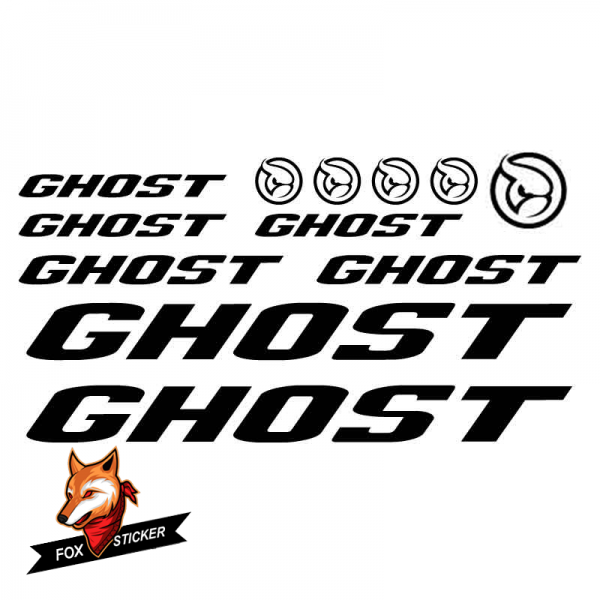 Bicycle Frame Decal Stickers  Ghost-02